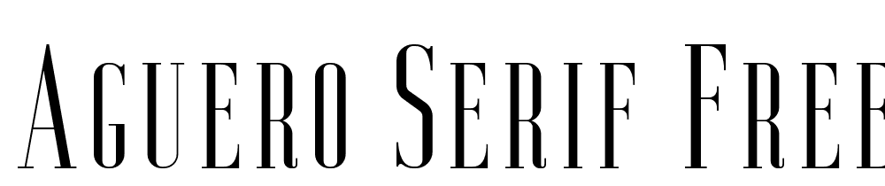 Aguero-Serif-Free-Regular font family download free