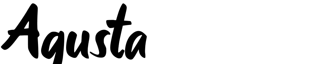 Agusta font family download free