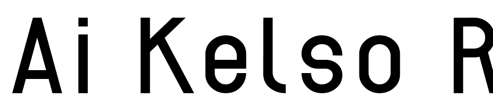 AI-kelso-R font family download free