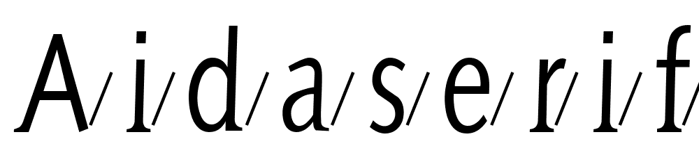 AidaSerifaShadow font family download free