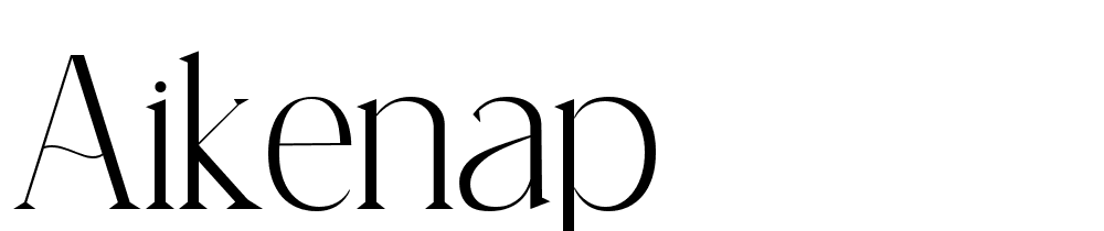 aikenap font family download free