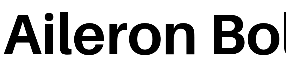 Aileron-Bold font family download free