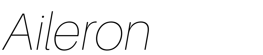 Aileron font family download free