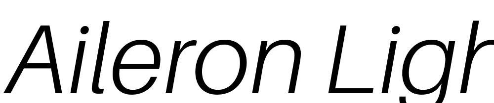 Aileron-Light-Italic font family download free