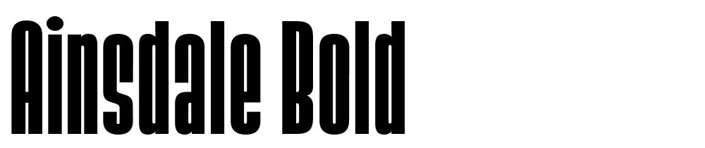 Ainsdale-Bold font family download free