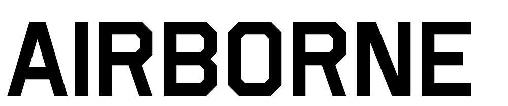 Airborne font family download free