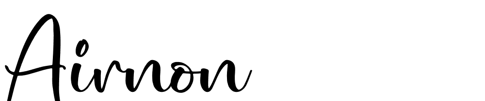 airnon font family download free