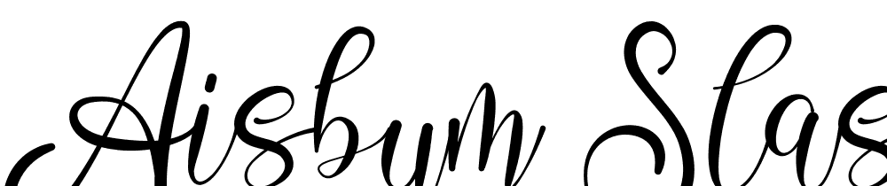 aisbum-slashey font family download free