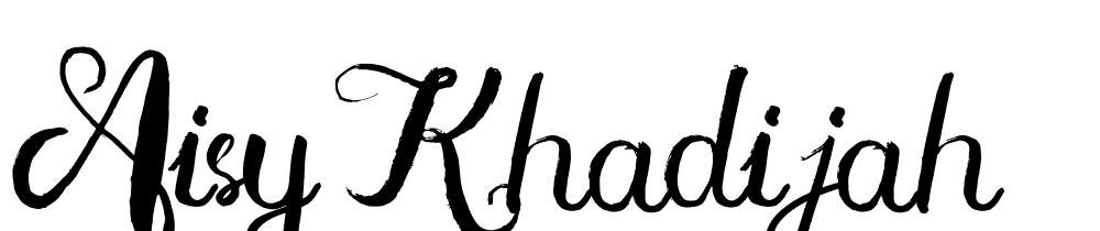 aisy-khadijah font family download free