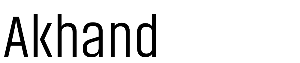 Akhand font family download free