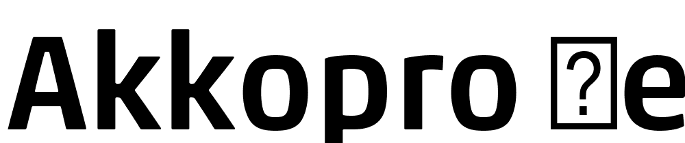 AkkoPro-Medium font family download free