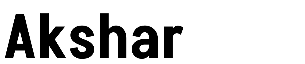 Akshar font family download free