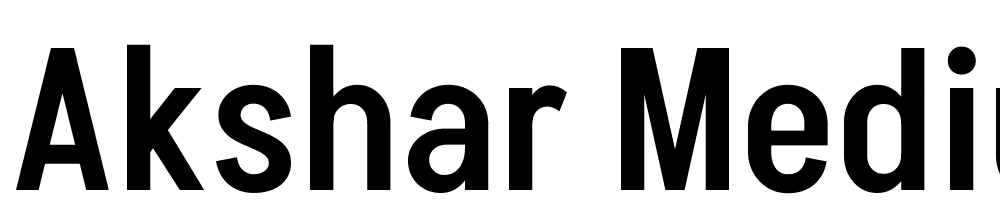 Akshar-Medium font family download free