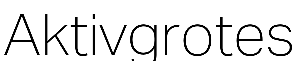 AktivGroteskW04-Thin font family download free