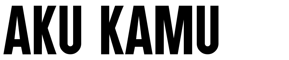 Aku-Kamu font family download free