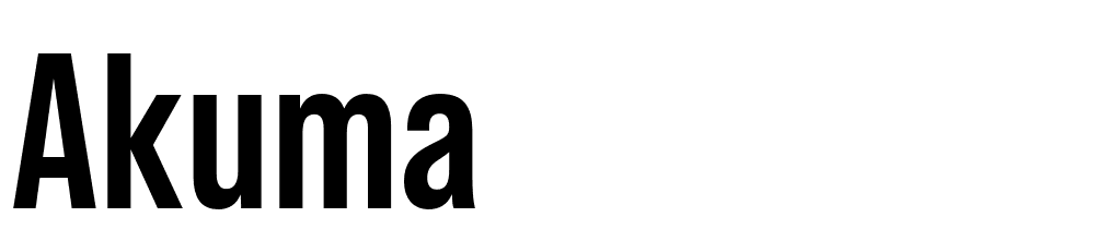 akuma font family download free