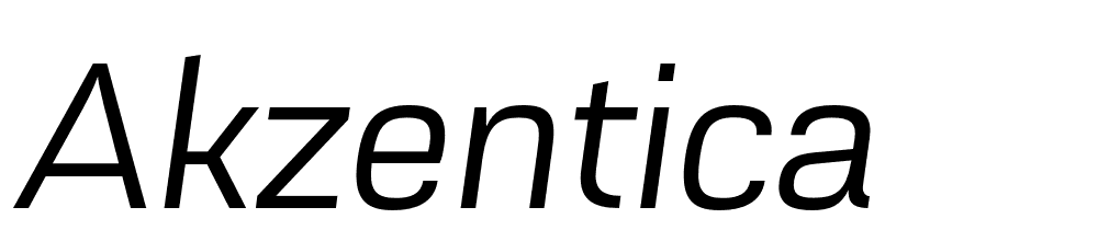 Akzentica font family download free