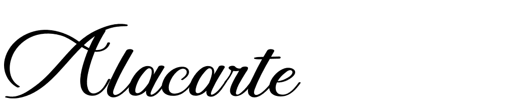 Alacarte font family download free