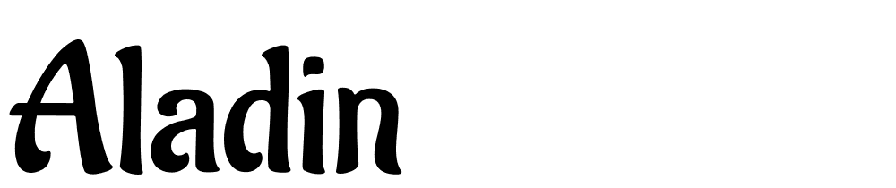 Aladin font family download free