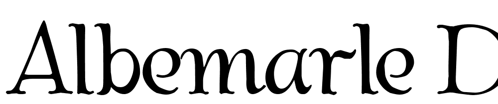 Albemarle-Demo font family download free