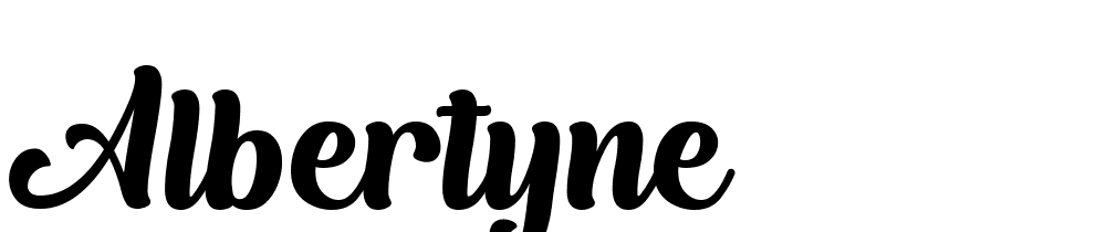 Albertyne font family download free