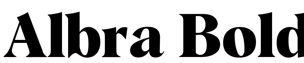 Albra-Bold font family download free