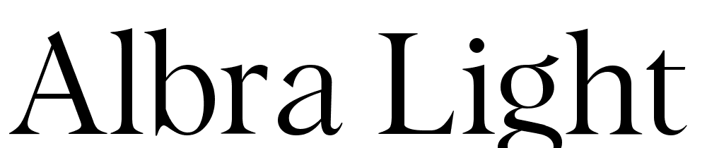 Albra-Light font family download free