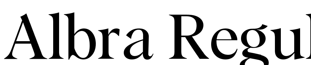 Albra-Regular font family download free