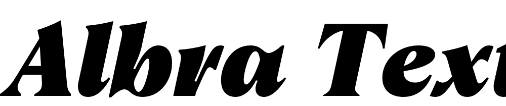 Albra-Text-Black-Italic-TRIAL font family download free