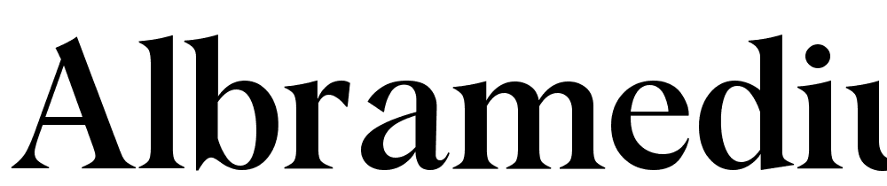 AlbraMedium font family download free