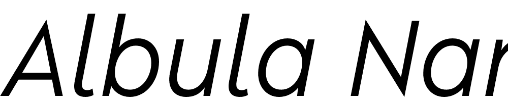 Albula-Narrow-Pro-Trial-Oblique font family download free