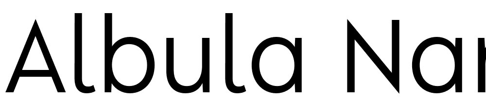 Albula-Narrow-Pro-Trial-Regular font family download free