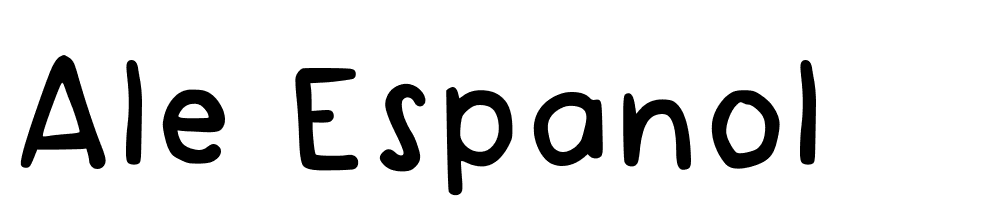 Ale Espanol font family download free