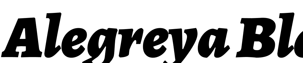 Alegreya-Black-Italic font family download free