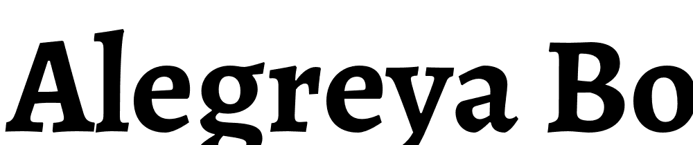 Alegreya-Bold font family download free