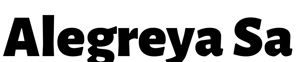 Alegreya-Sans-Black font family download free