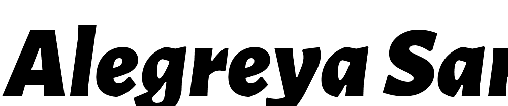 Alegreya-Sans-Black-Italic font family download free