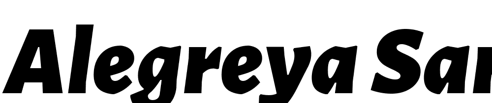 Alegreya-Sans-Black-Italic font family download free