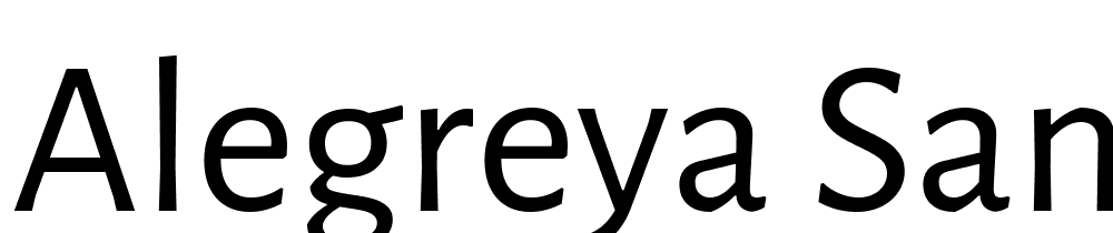 Alegreya-Sans font family download free