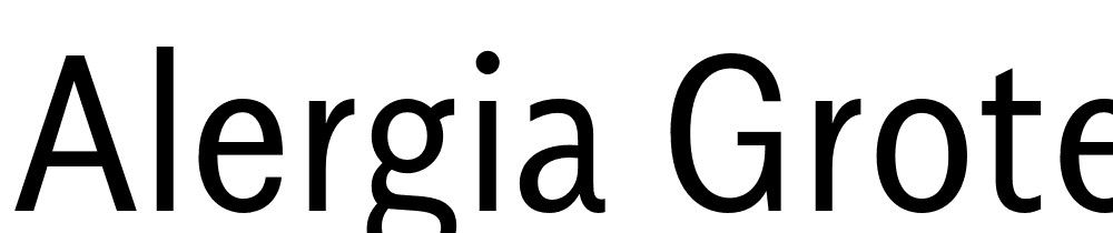 Alergia Grotesk font family download free