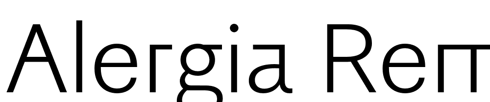 Alergia Remix font family download free