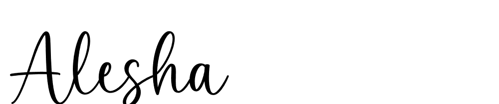 Alesha font family download free