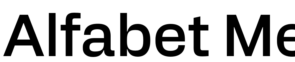 Alfabet-Medium font family download free