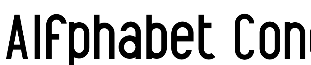 Alfphabet-Condensed font family download free