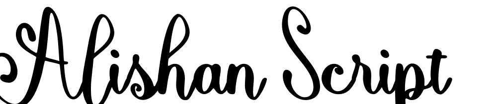 alishan-script font family download free