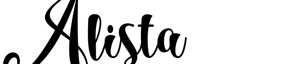 alista font family download free