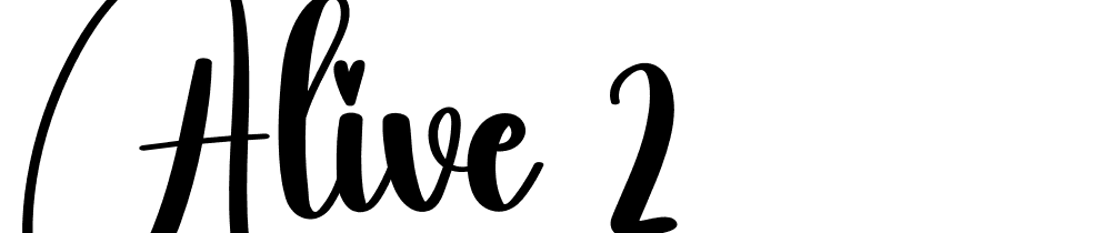 alive-2 font family download free