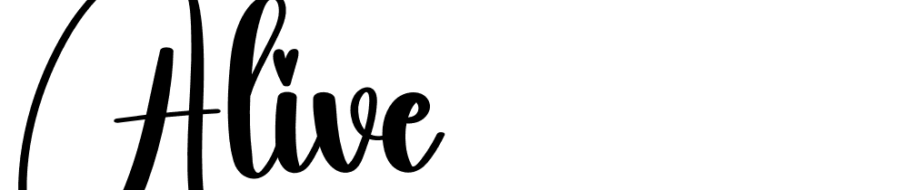 Alive font family download free