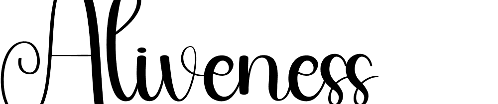 aliveness font family download free