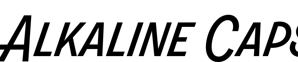 Alkaline-Caps-Demi font family download free